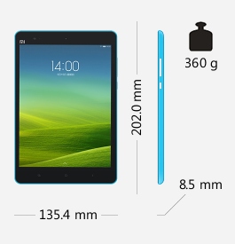 Parametry tabletu Xiaomi MiPad